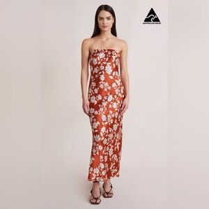 Bec + Bridge NWT Blossom Strapless Midi Dress